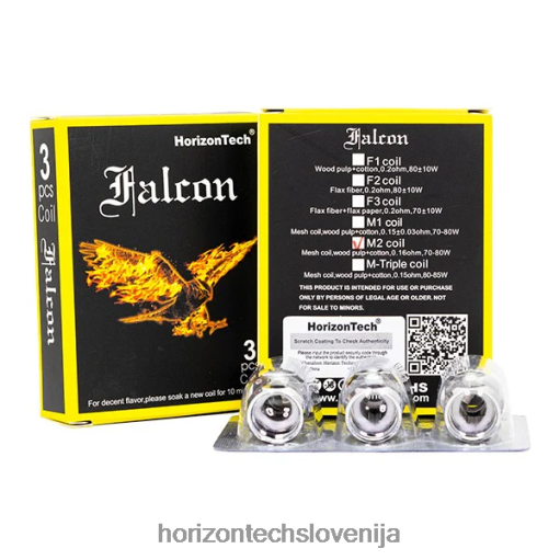 HorizonTech Falcon tuljave (3-paket) - Horizon Tech Vape 02ZFF164 m2 mrežasta tuljava 0,16 ohma