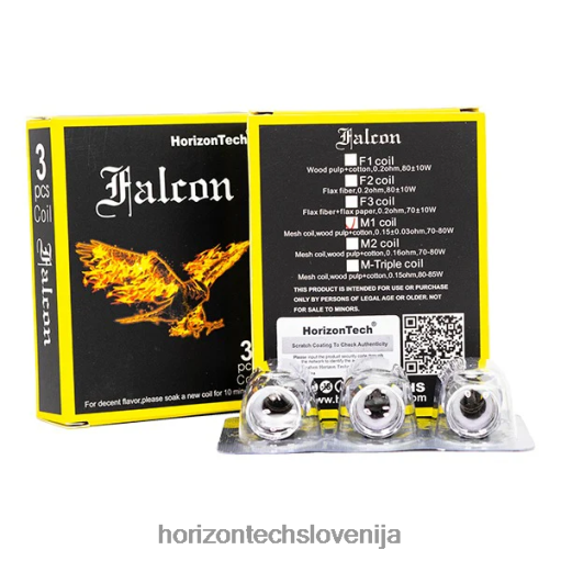 HorizonTech Falcon tuljave (3-paket) - Horizontech Ljubljana 02ZFF162 m1 mrežasta tuljava 0,15 ohma