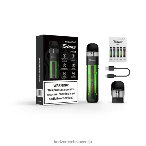 HorizonTech Talons začetni komplet - Horizontech Vape Kit 02ZFF201 jabolčno zelena