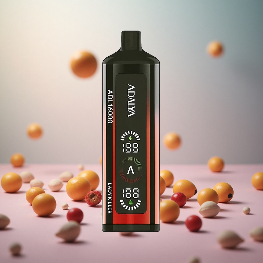 Adalya ADL 16000 PRO Puffs Lady Killer 25ml 1000 mAh Vape Slovenia Trobarvni gradientni sijaj