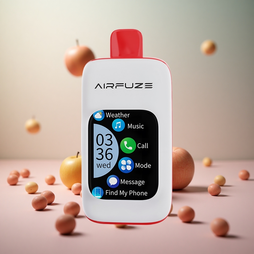 AirFuze Smart 30000 Puffs Dispozabilni Vape Trojno Jabolko Vape Slovenia 5% Nikotina 900mAh Baterija