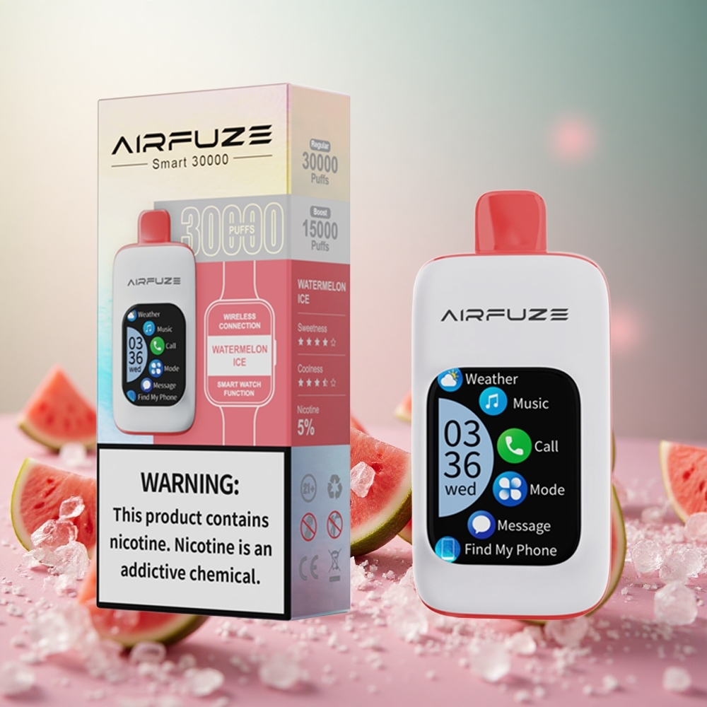 AirFuze Smart 30000 Puffs Melona Leden Vape Slovenia 5% Nikotina 900mAh