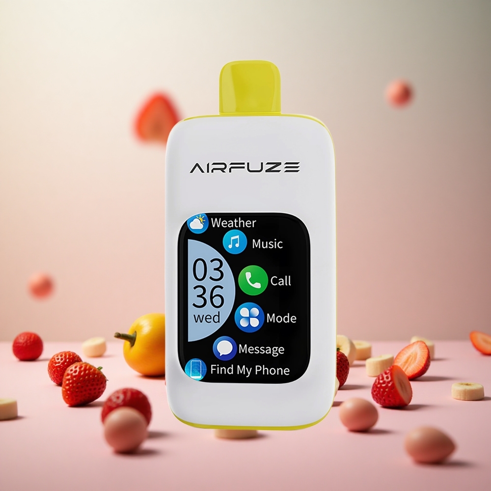 AirFuze Smart Pro 40000 Puffs Jagoda Banana Vape Slovenia 900mAh Polnljiv 20ML E-tekočina