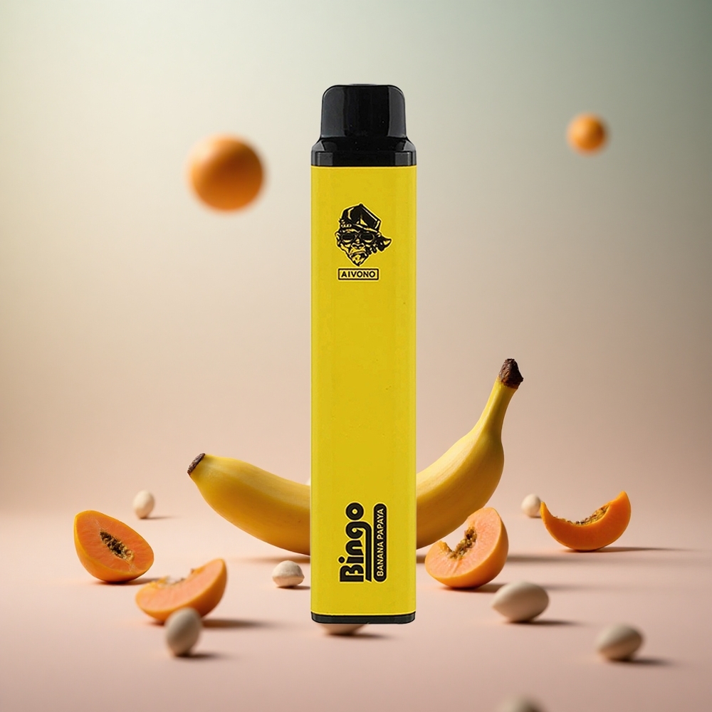 Aivono AIM BINGO 4000 Puffs Banana Papaya Vape Slovenia 10mL 1000mAh