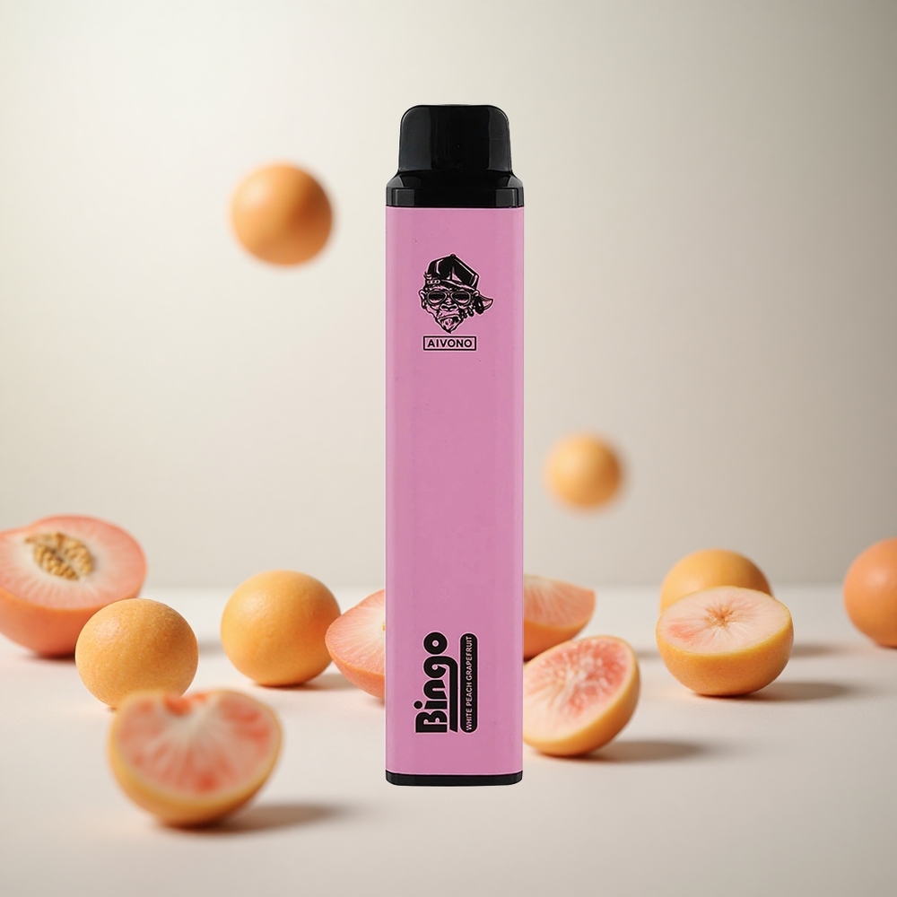 Aivono AIM BINGO 4000 Puffs Beli Breskva Grenivka Vape Slovenia 10mL 1000mAh