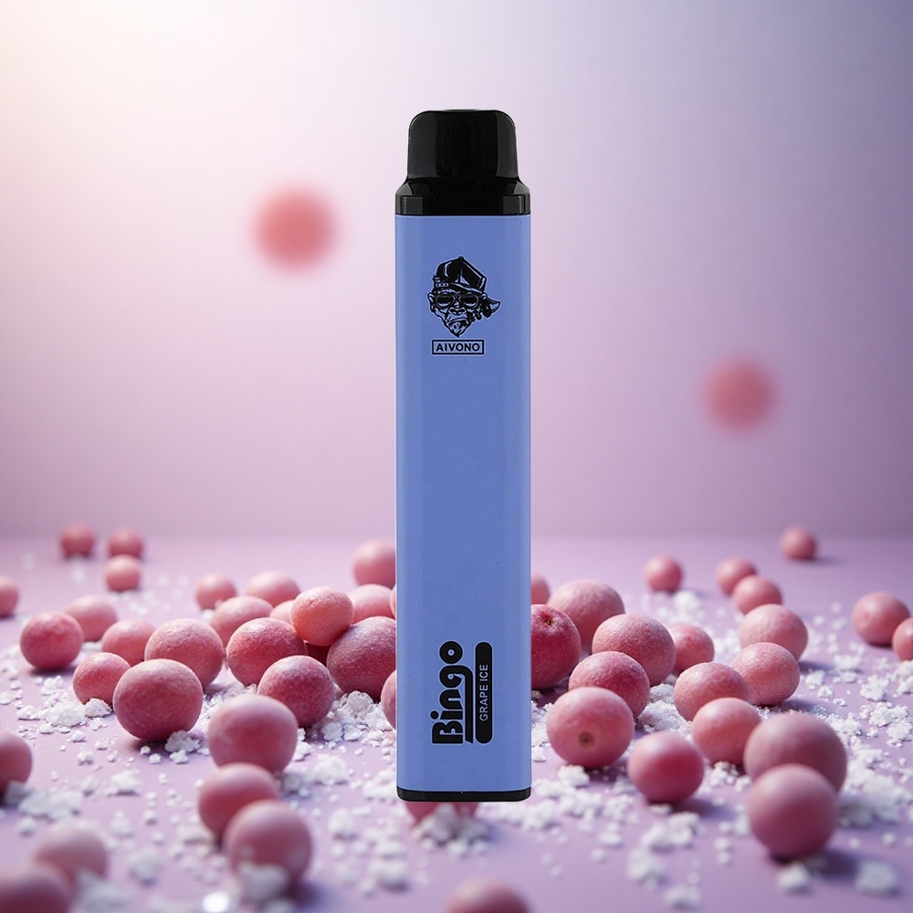 Aivono AIM BINGO 4000 Puffs Grozdji Led Vape Slovenia 1000mAh 10mL
