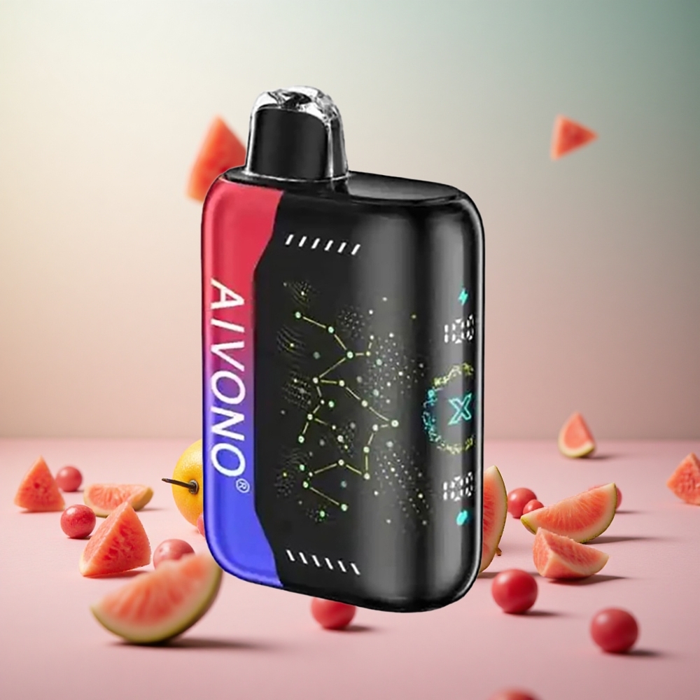 Aivono Aim Boom 25000 Puffs Ledeno lubenica češnja Vape Slovenia 28ml E-Liquid 650mAh Battery