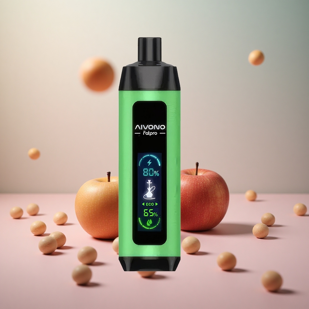 Aivono Aim Fatpro 22000 Puffs Dve Jabolki Vape Slovenia 28ml E-tekočina 600mah Polnljiv