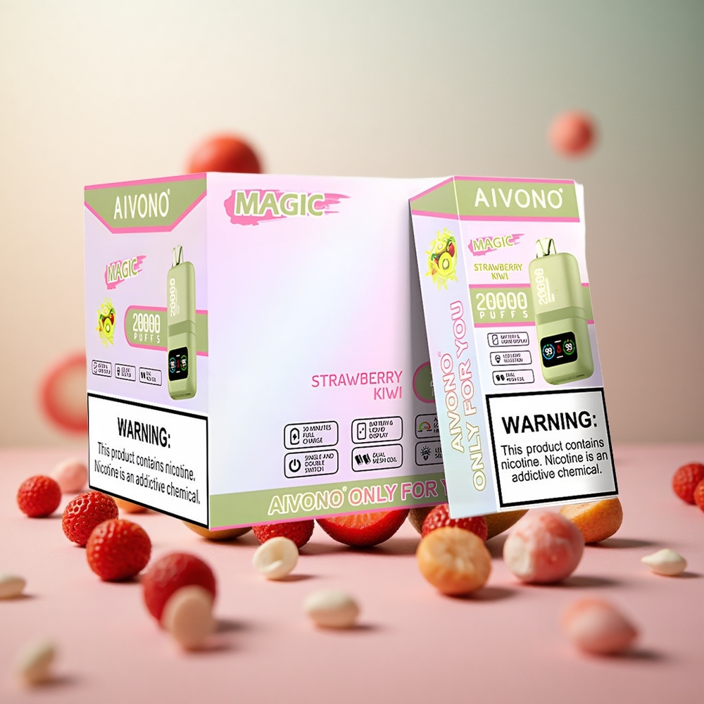 Aivono AIM MAGIC 20000 Puffs Disposable Vape jagoda kivi Vape Slovenia 26ml E-liquid 600mAh Battery