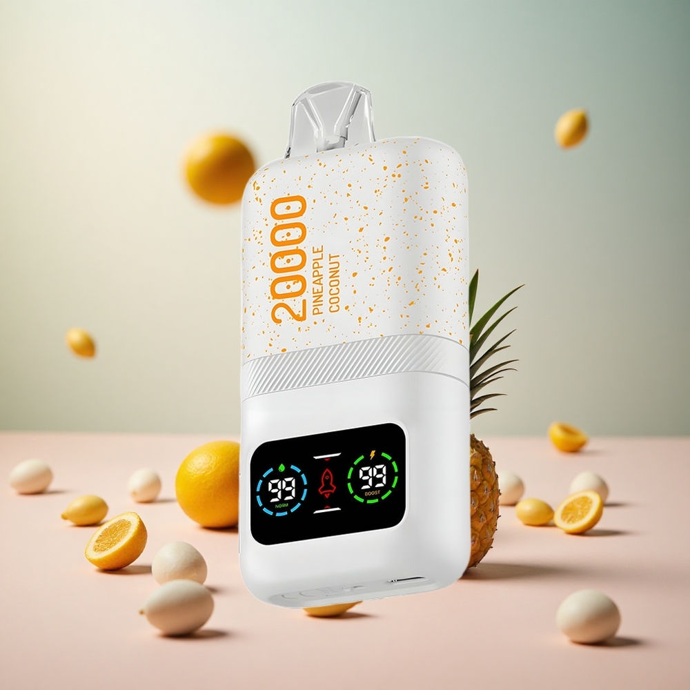 Aivono Aim Magic 20000 Puffs Disposable Vape Ananas Kokos Vape Slovenia 26ml E-liquid Dual Mesh Coils