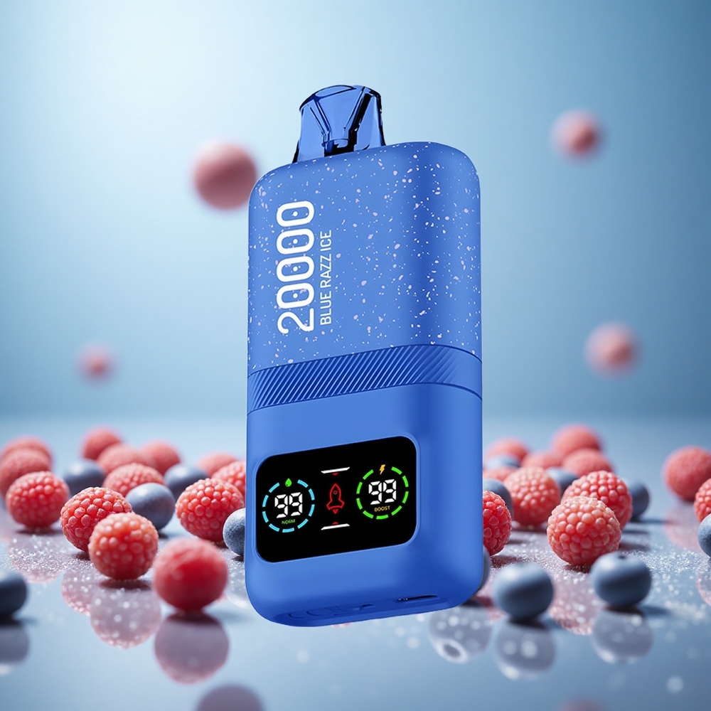 Aivono Aim Magic 20000 Puffs Modra Malina Led Vape Slovenia 26ml E-tekočina 600mAh Baterija