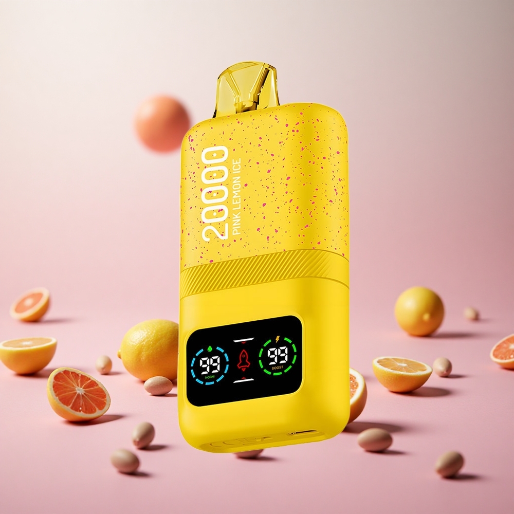 Aivono Aim Magic 20000 Puffs Roza Limonadni Led Vape Slovenia 26ml E-tekočina 600mAh Baterija
