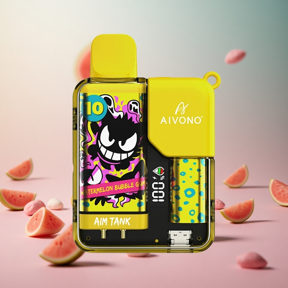 Aivono AIM-TANK 9500 Puffs Lubenica Mehurčki Gumi Vape Slovenia 18ml 650mAh