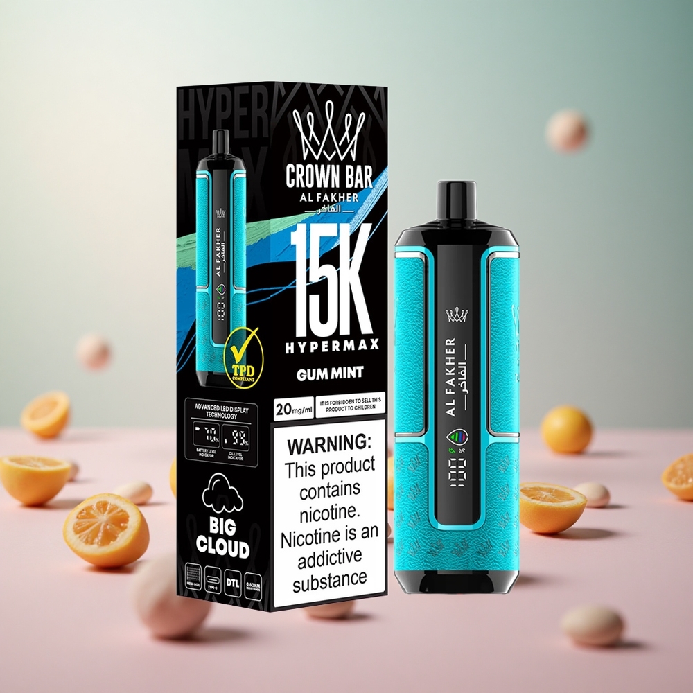 Al Fakher Crown Bar 15K Gumi Meta Vape Slovenia 22ml 15000 Puff