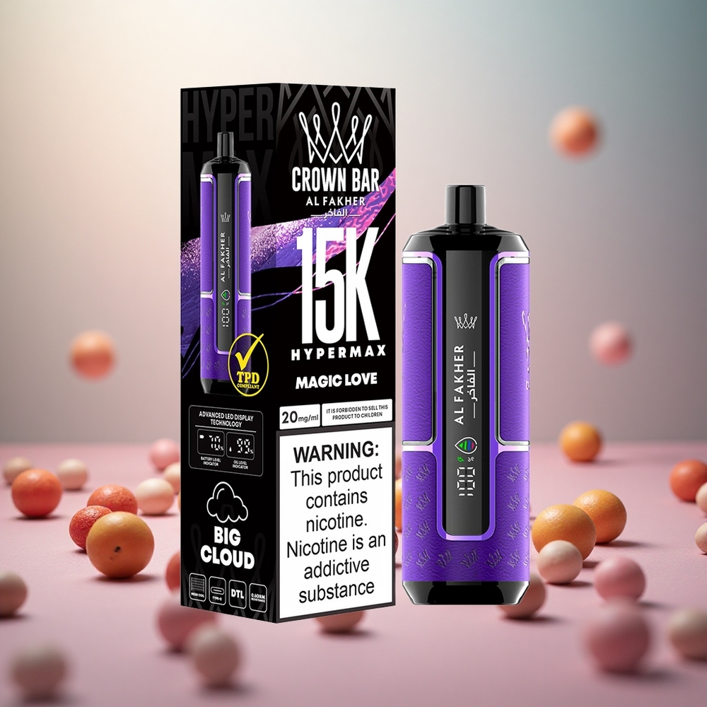 Al Fakher Crown Bar 15K Magic Love Ljubezen Vape Slovenia 22ml 15.000 Puffov
