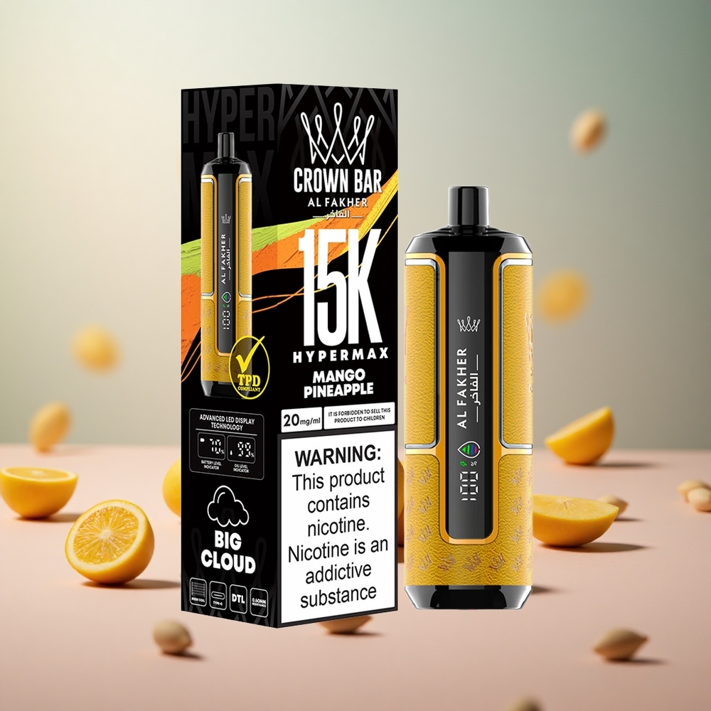 Al Fakher Crown Bar 15K Mango Ananas Vape Slovenia 22ml 15000 Puffov