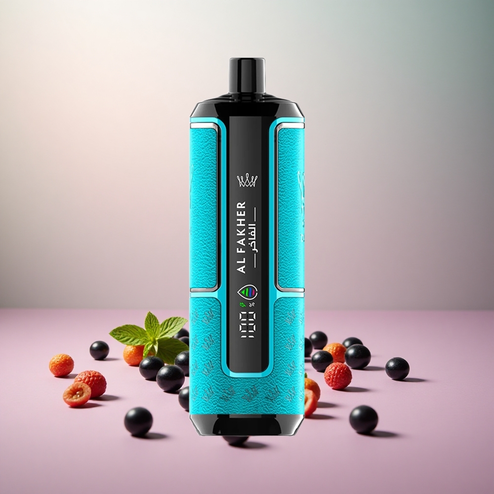 Al Fakher Crown Bar 15K Črni ribez Meta Vape Slovenia 22ml 15000 Pufov