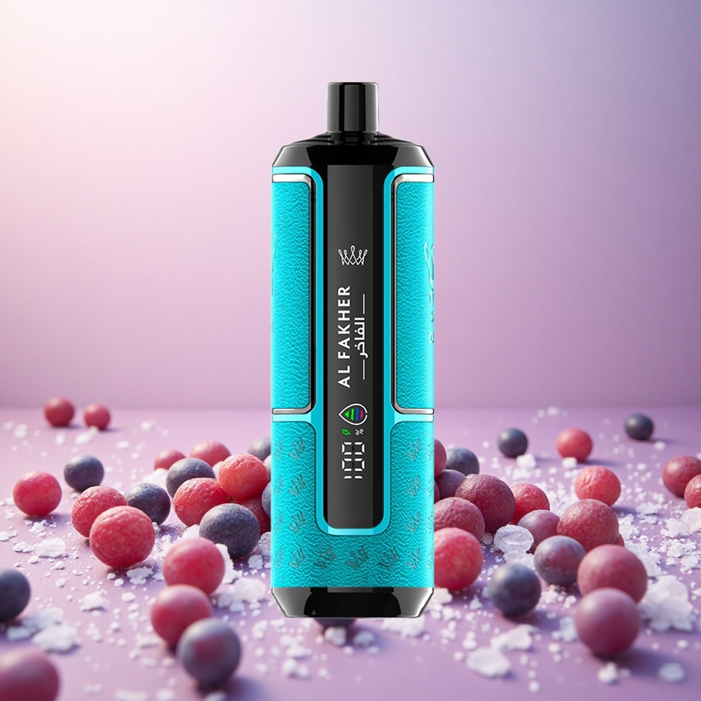 Al Fakher Crown Bar 15K Črni ribez led Vape Slovenia 22ml 15.000 vdihov