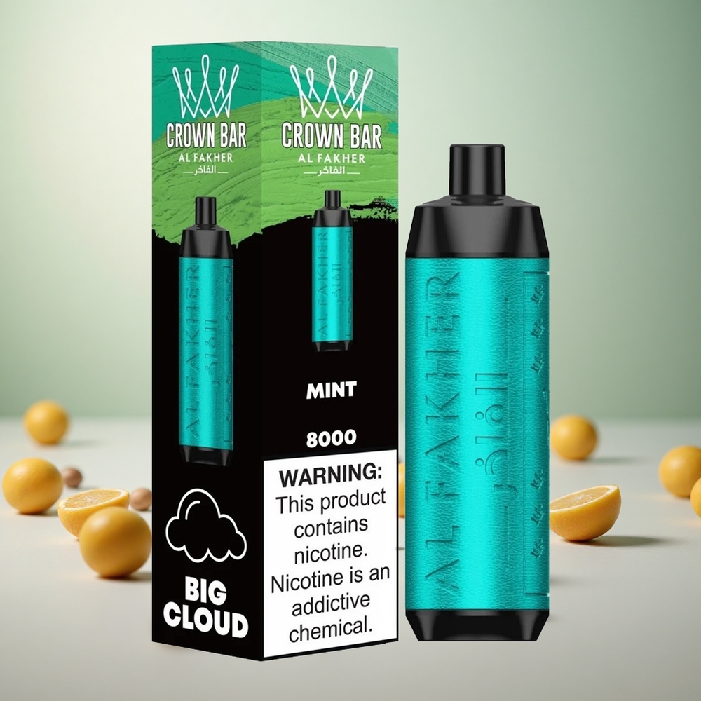 Al Fakher Crown Bar 8000 Meta Vape Slovenia 18ml e-tekočina 5mg Nikotin