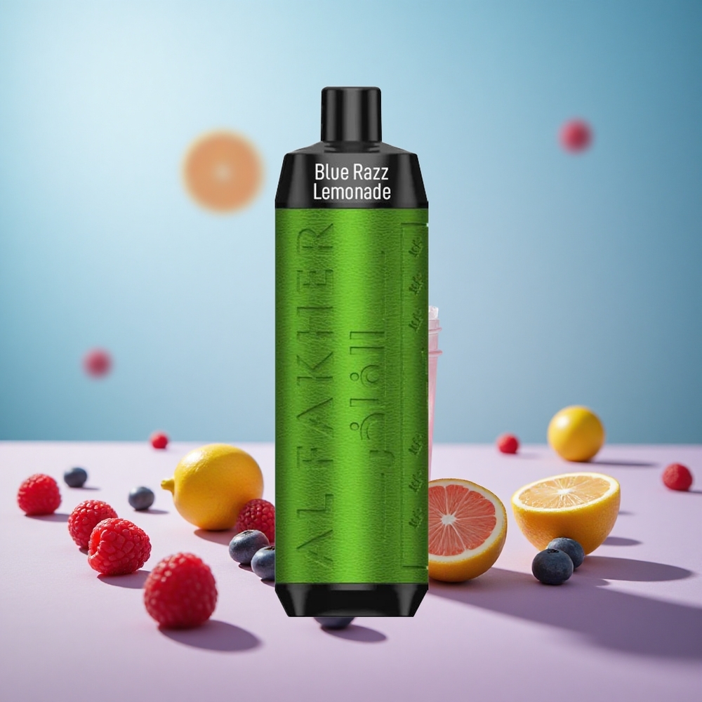 Al Fakher Crown Bar 8000 Modra Malina Limonada Vape Slovenia 18ml 8000 Puffov
