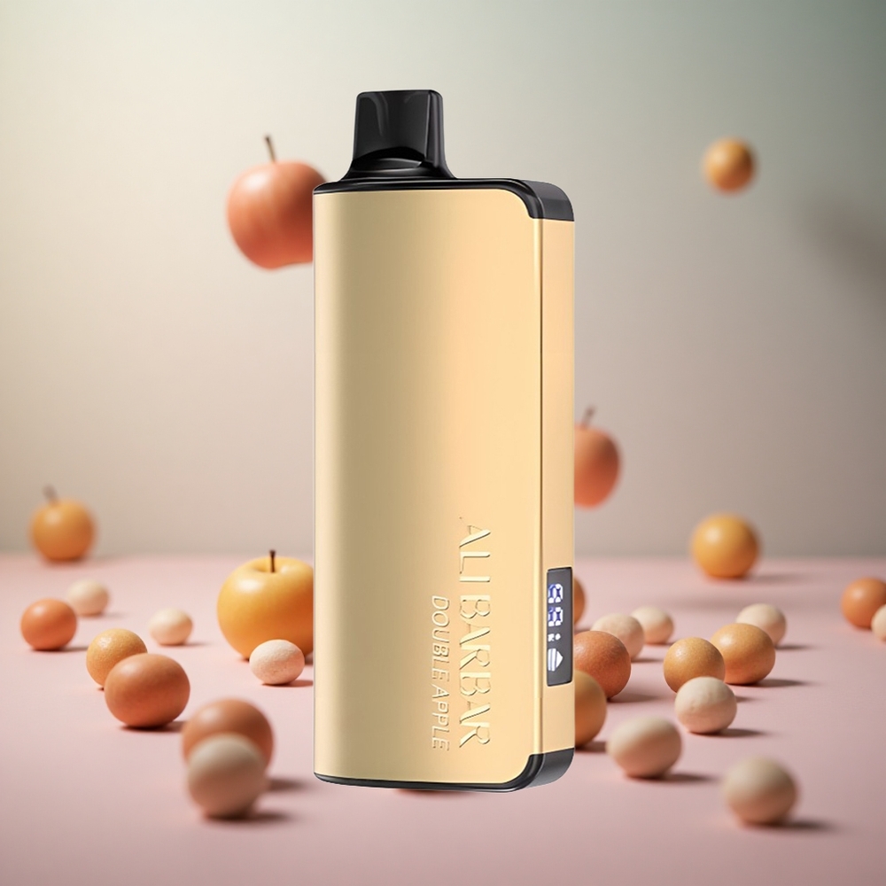 Alibarbar Ingot 9000 Puffs Dvojno Jabolko Vape Slovenia 22ml 2350mAh