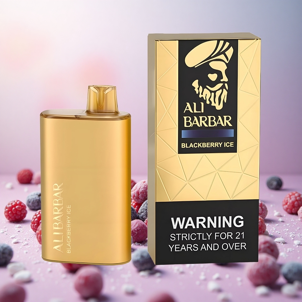 Alibarbar Rich 8000 Puffs Disposable Vape Jagoda Led Vape Slovenia 20ml 8000 Puffov
