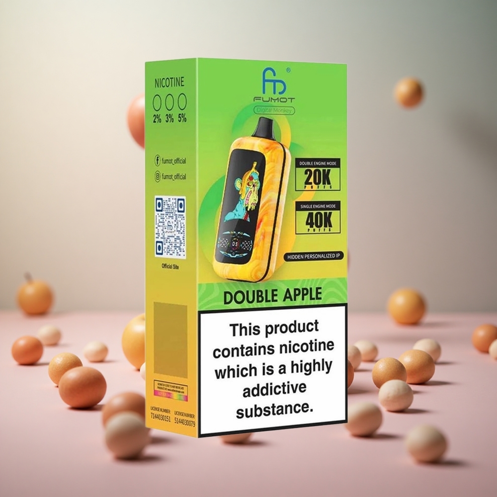 Fumot Digital Monkey 40000 Pih Dvojno Jabolko Vape Slovenia Dvojni Motor Način/Dvomrežna Tuljava