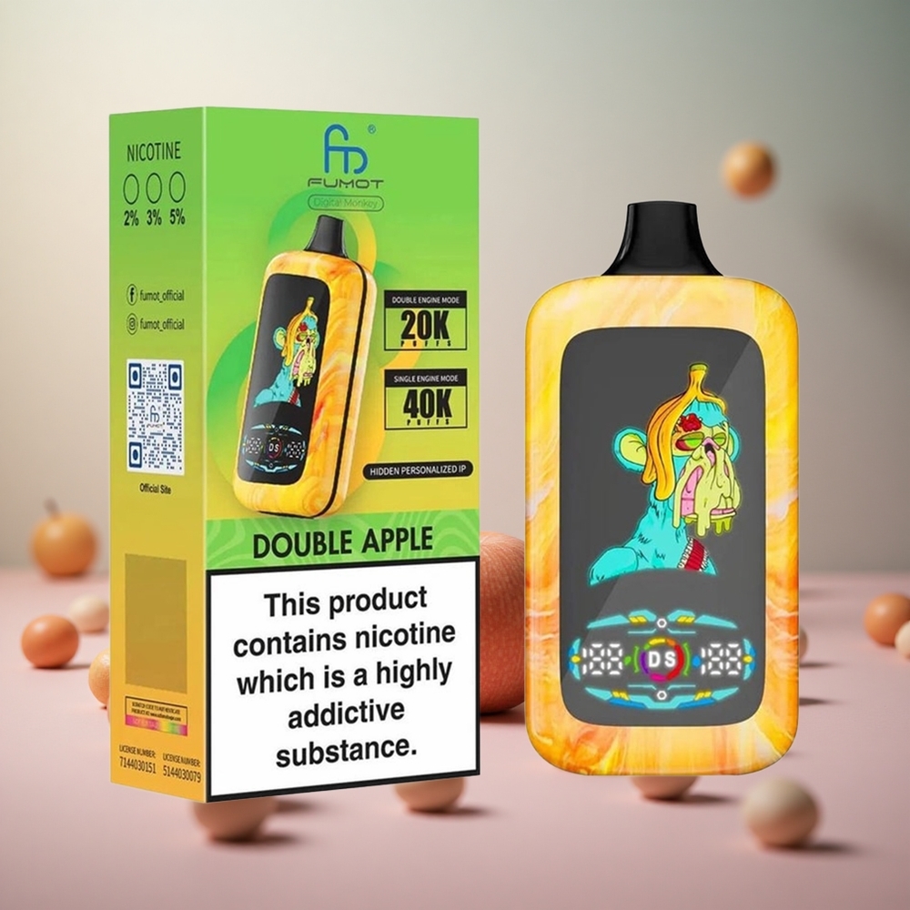Fumot Digital Monkey 40000 Pih Dvojno Jabolko Vape Slovenia Dvojni Motor Način/Dvomrežna Tuljava