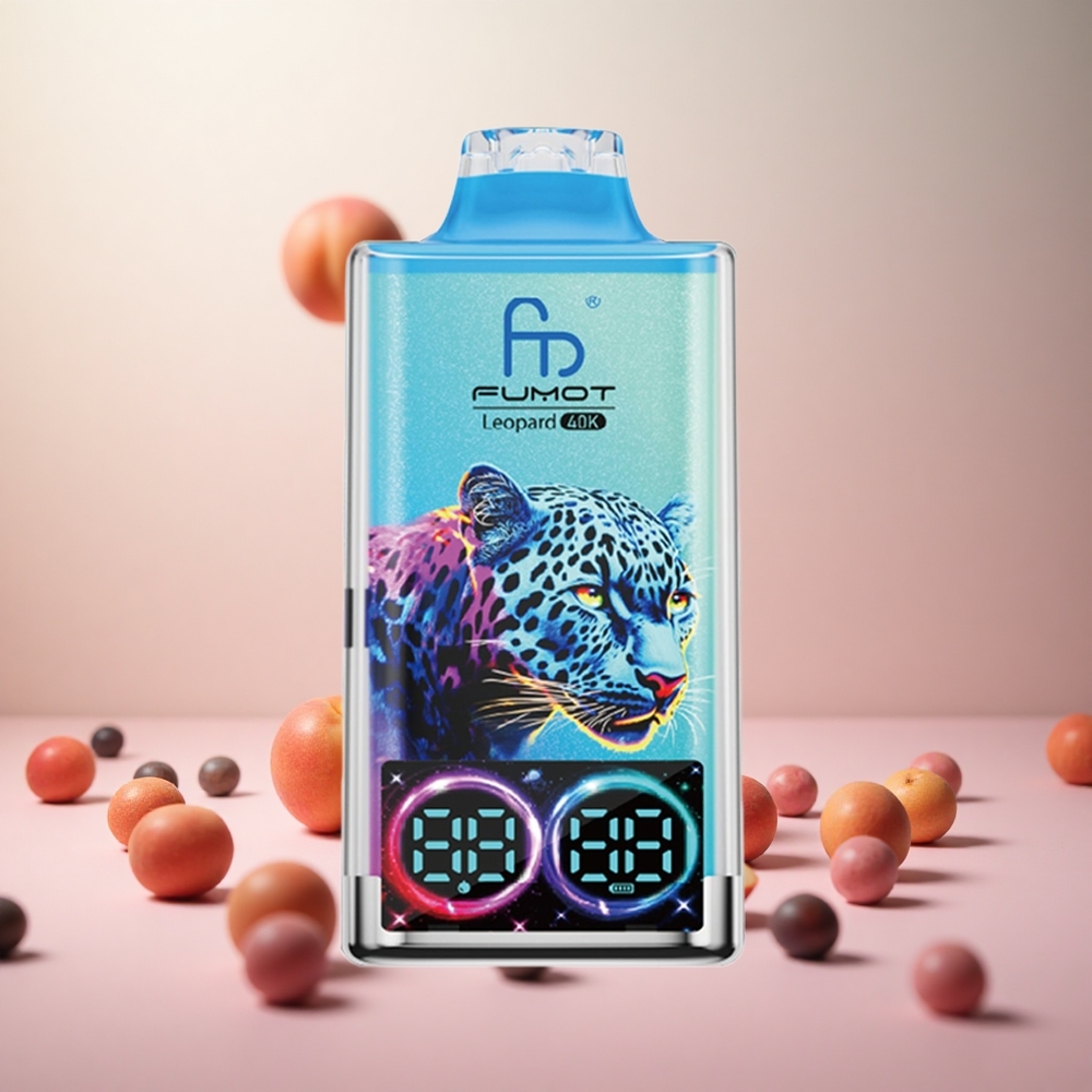 Fumot Leopard 40000 Puffs Breskva Jagoda Vape Slovenia 0%,2%,3%,5% Nikotin 700mAh Baterija