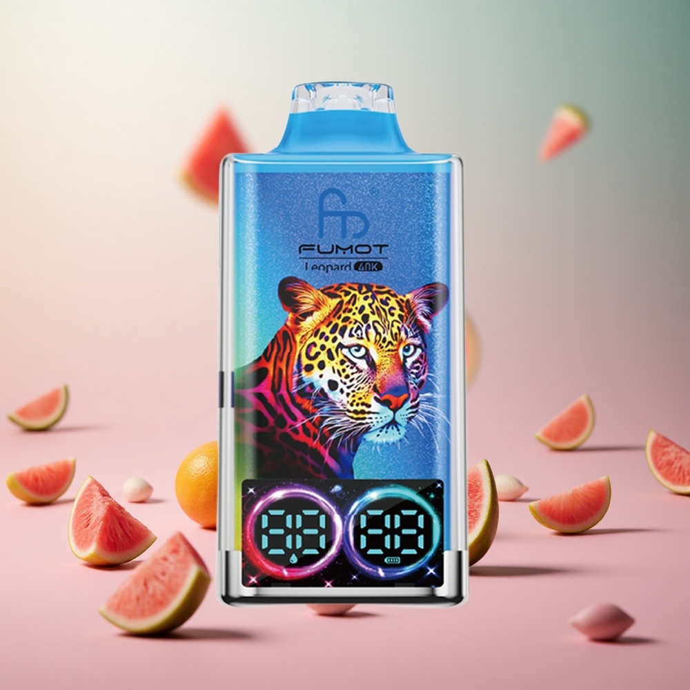 Fumot Leopard 40000 Puffs Lubenica Žvečilni Gumi Vape Slovenia 0%,2%,3%,5% Nikotin 700mAh Baterija