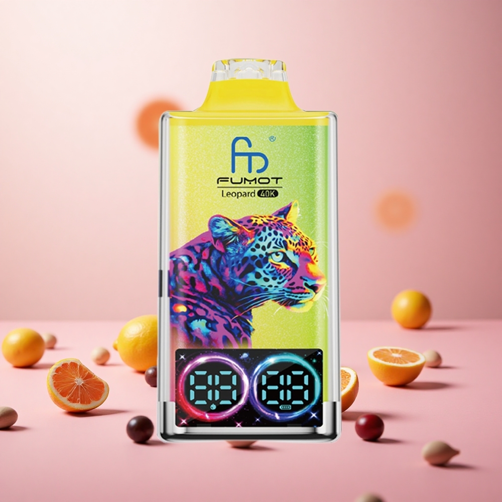 Fumot Leopard 40K Puffs Roza Limonada Vape Slovenia 0%,2%,3%,5% Nikotin 700mAh Battery