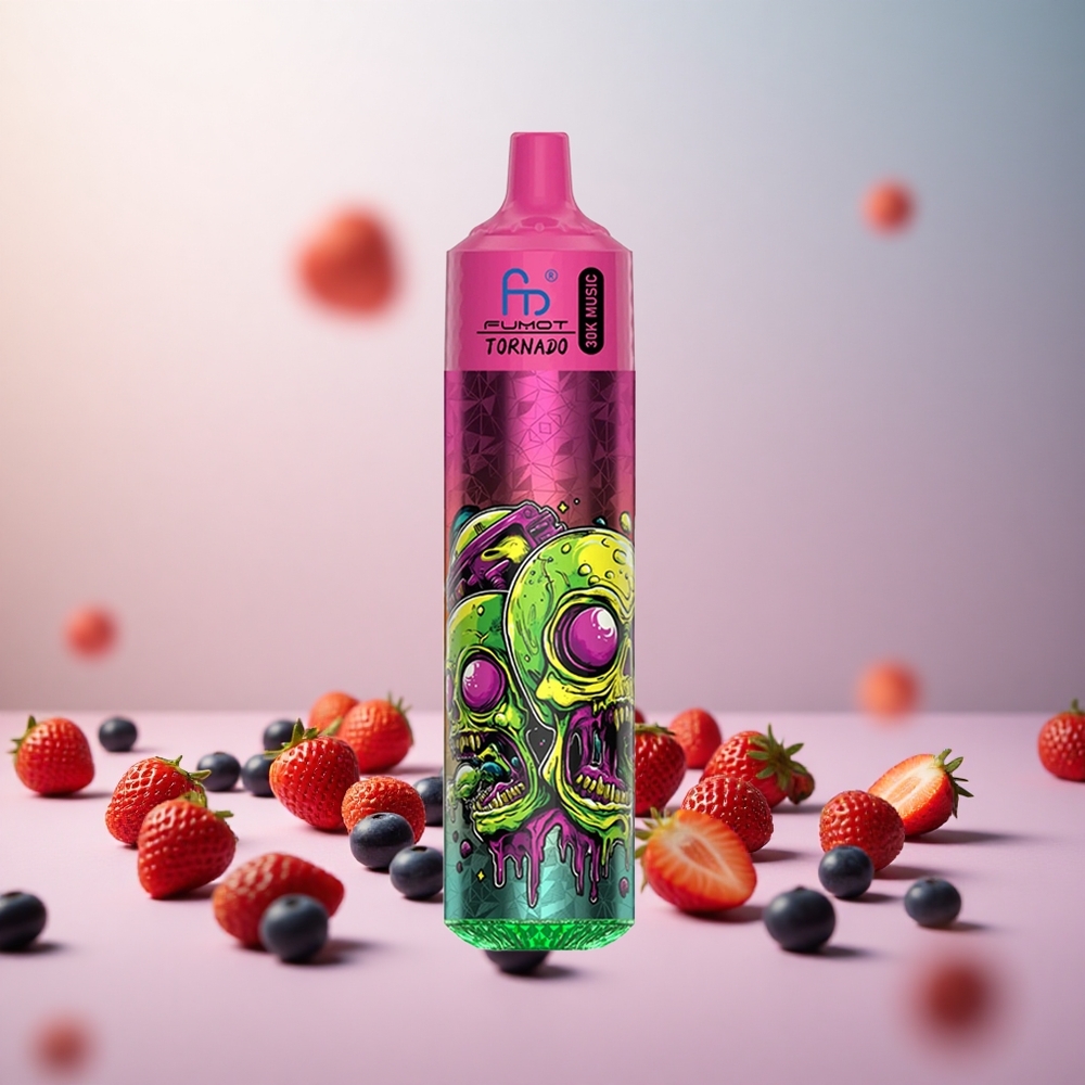 Fumot RandM Tornado 30000 Puffs Jagoda Borovnica Vape Slovenia 30mL 2%,5% Nikotin