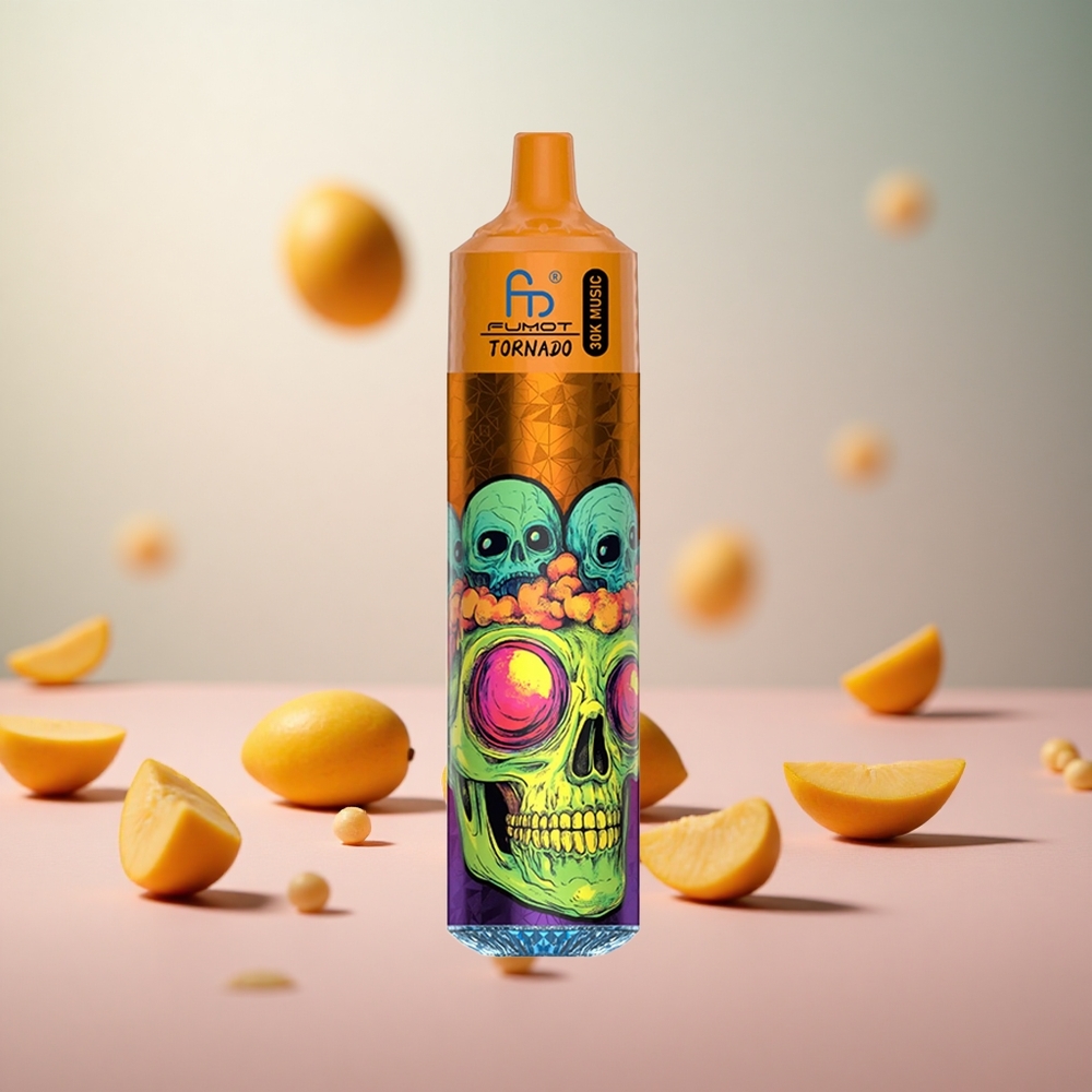 Fumot RandM Tornado 30000 Puffs Trojni Mango Vape Slovenia 30mL 600mAh