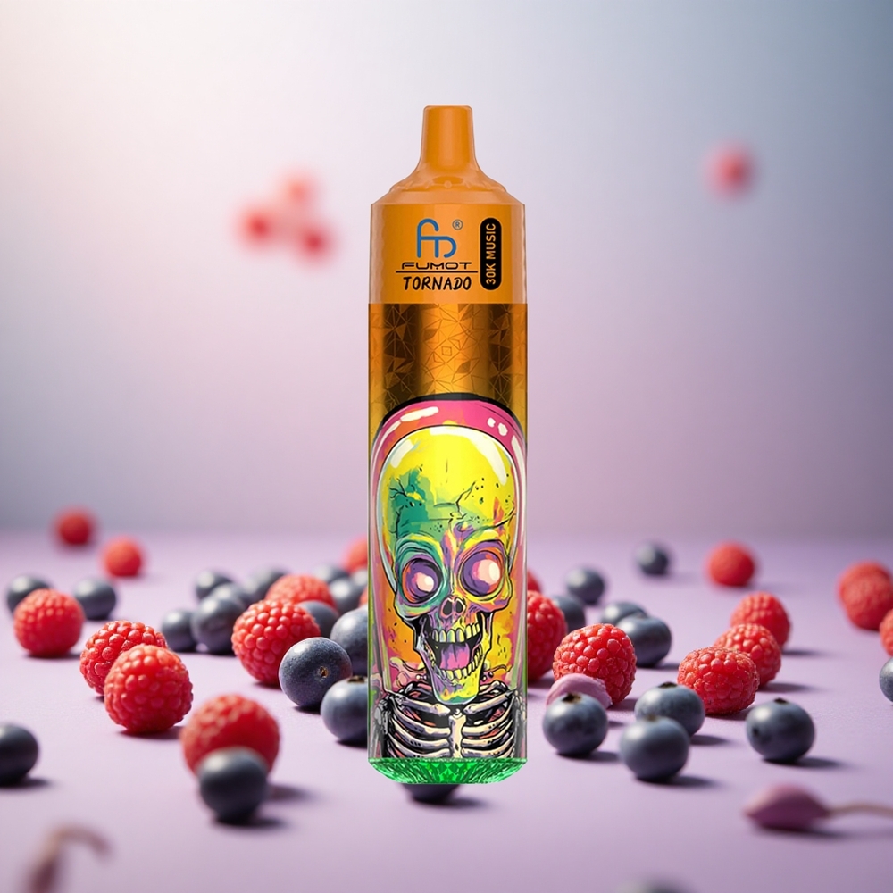 Fumot Randm Tornado 30000 Puffs Borovnica Malina Vape Slovenia 30mL 2%,5% Nikotin 600mAh Baterija