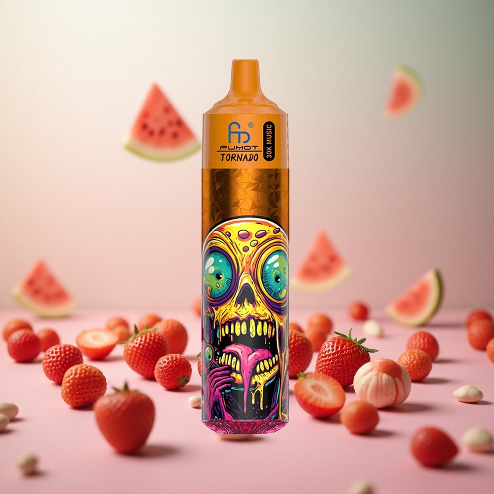 Fumot Randm Tornado 30000 Puffs Jagoda Lubenica Vape Slovenia 30mL 1.0 Ohm Mesh Coil