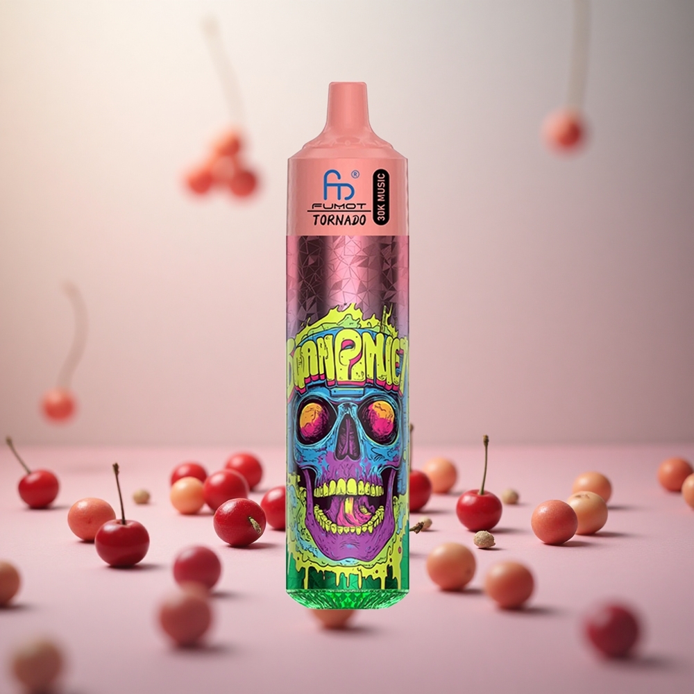 Fumot Randm Tornado 30000 Puffs Trojna Češnja Vape Slovenia 30mL 2%,5% Nikotin
