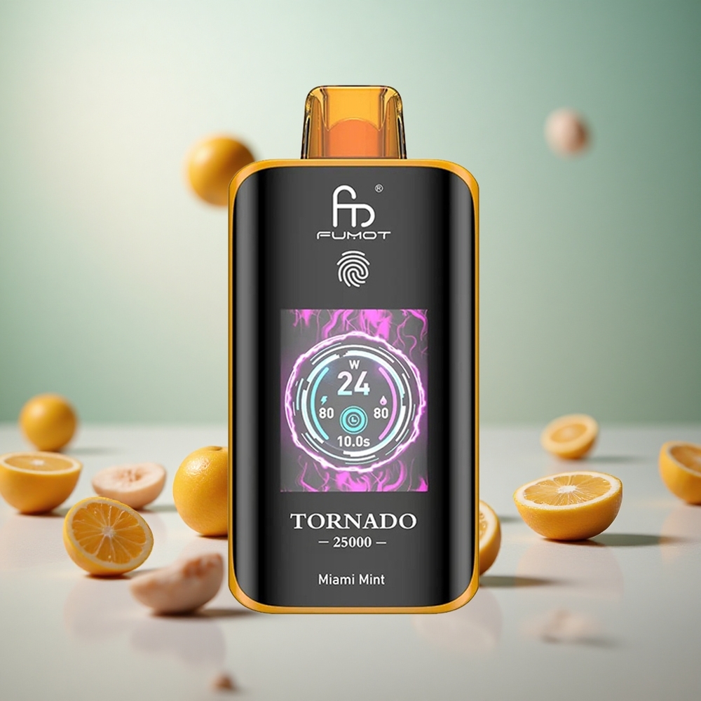 Fumot Tornado 25000 Puffs Miami Meta Vape Slovenia 20ml E-tekočina 700mAh Baterija