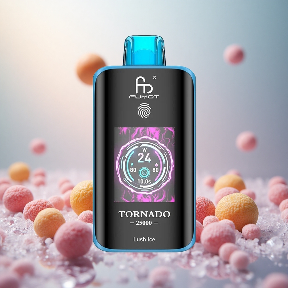 Fumot Tornado 25000 Puffs Sok Leda Vape Slovenia 700mAh Polnilna Baterija 20ml Napolnjena Tekočina