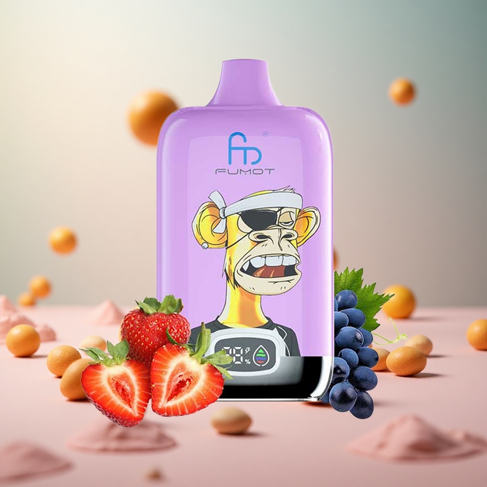 Fumot Tornado Digital Box 12000 Puffs Mango Na Ledu Vape Slovenia 20ml E-Liquid 550mAh Baterija