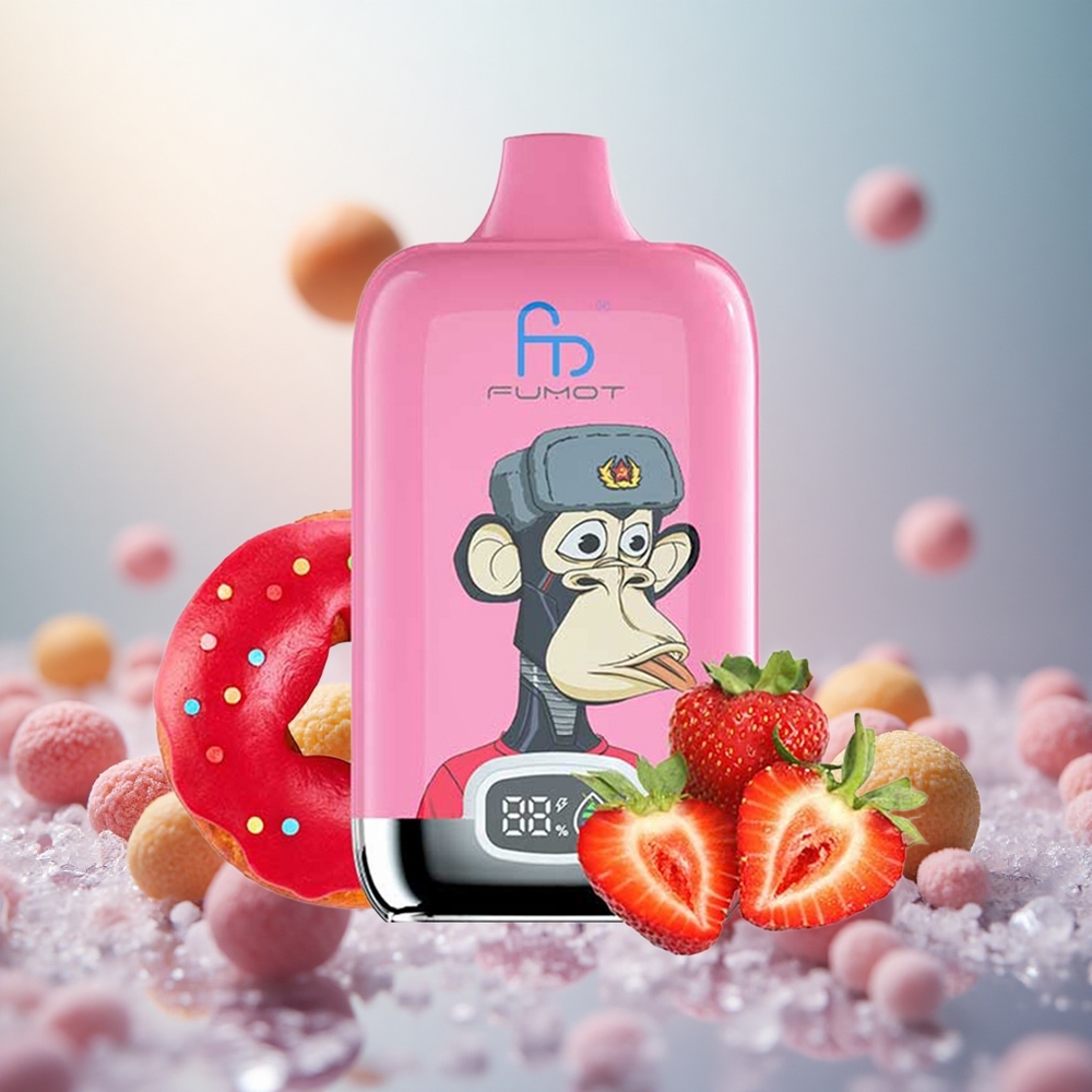 Fumot Tornado Digital Box 12000 Puffs Sadež Ledenega Leda Vape Slovenia 20ml E-Liquid 550mAh Baterija