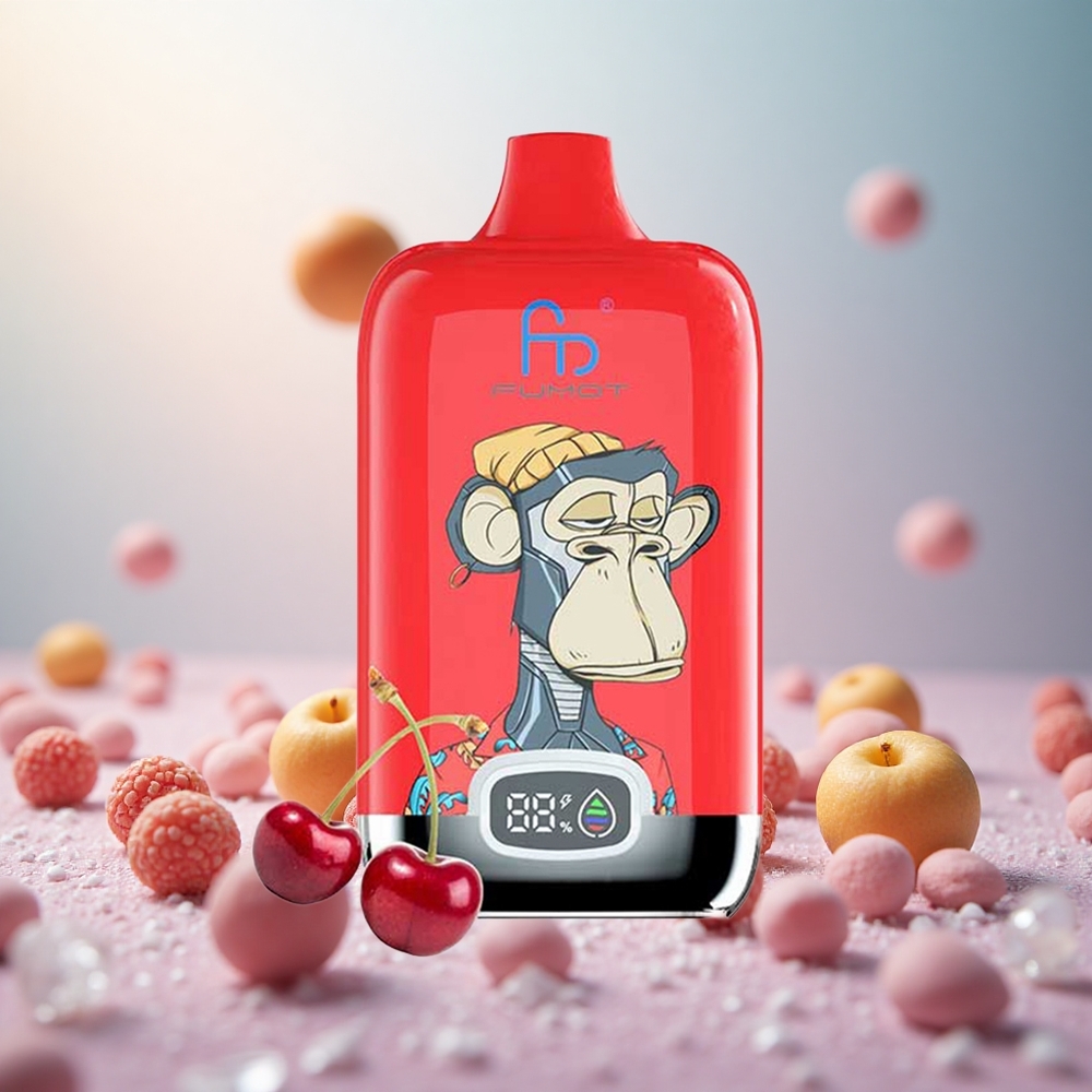 Fumot Tornado Digital Box 12000 Puffs Vape Slovenia Ledeni Sadje 20ml E-Liquid 550mAh