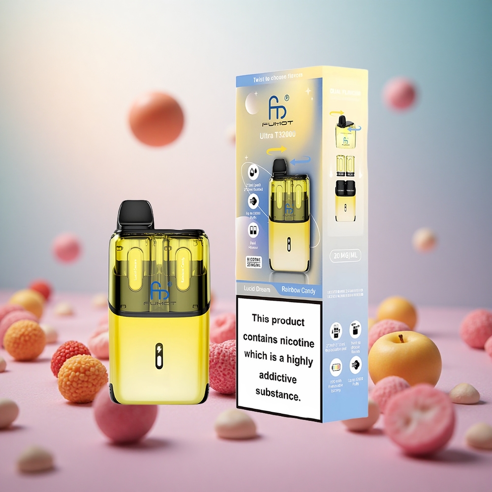 Fumot Ultra T32000 32000 ponovnih uporab Lucid Dream - Mavrični Bonbon Vape Slovenia 800mAh & 24ml
