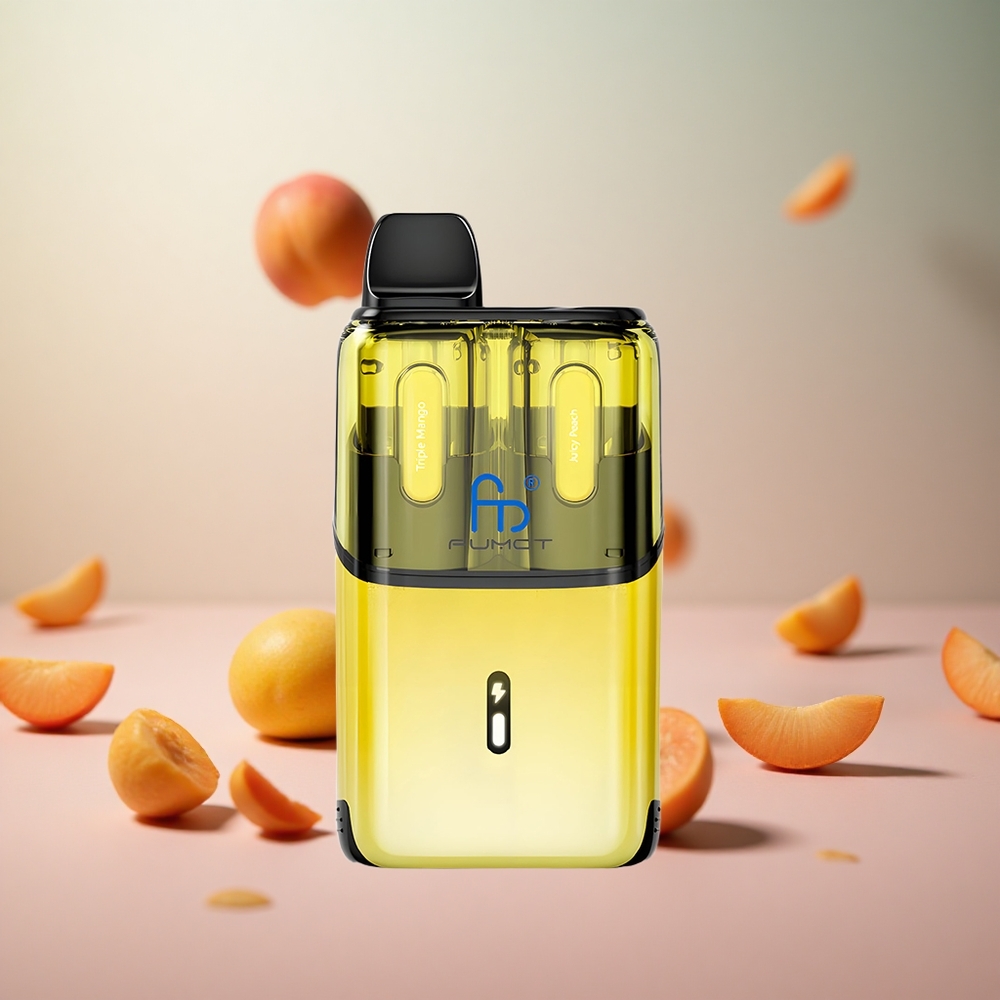Fumot Ultra T32000 32000 ponovnih uporab Trojni mango - Sočna breskev Vape Slovenia 800mAh 24ml