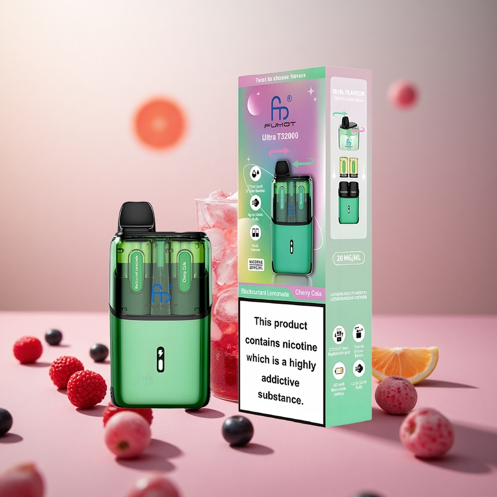 Fumot Ultra T32000 32000 ponovnih uporab Češnjeva kola - Limonada s črni ribez Vape Slovenia