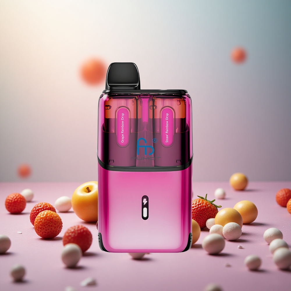 Fumot Ultra T32000 32000 potegov Grozdje Mavrične Kapljice - Jagoda Mavrične Kapljice Vape Slovenia 800mAh Baterija 24ml E-tekočina