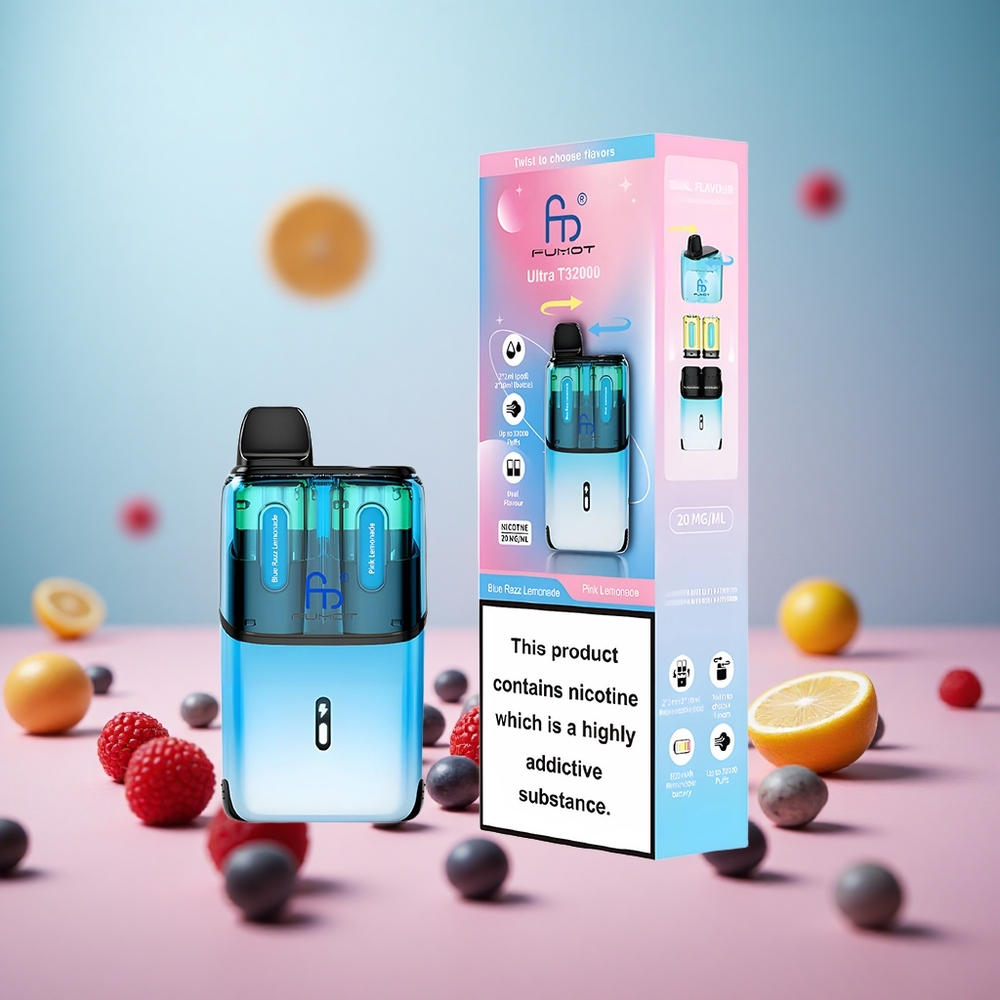 Fumot Ultra T32000 32000 potegov Modro Malinova Limonada - Roza Limonada Vape Slovenia 800mAh 24ml