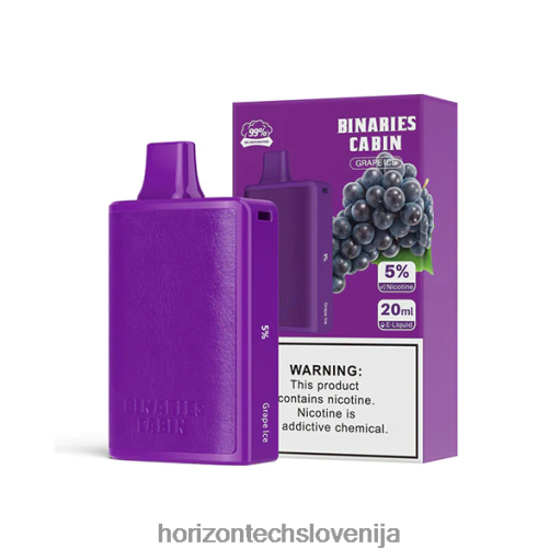HorizonTech Binaries Cabin za enkratno uporabo 20 ml - Horizon Tech Company 02ZFF55 grozdni led
