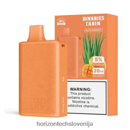 HorizonTech Binaries Cabin za enkratno uporabo 20 ml - Horizon Tech Company 02ZFF75 aloe mango
