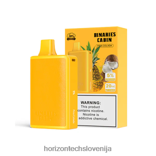 HorizonTech Binaries Cabin za enkratno uporabo 20 ml - Horizon Tech Vape Coils 02ZFF66 pina colada