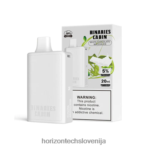 HorizonTech Binaries Cabin za enkratno uporabo 20 ml - Horizontech Ljubljana 02ZFF72 matcha led iz bele čokolade